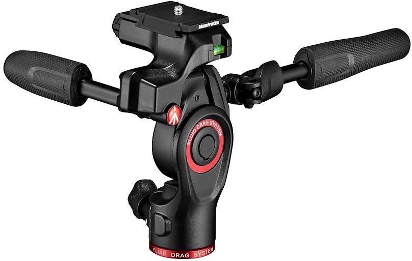 High-quality Manfrotto fluid head
Durable aluminium construction
Front/lateral tilt & panoramic