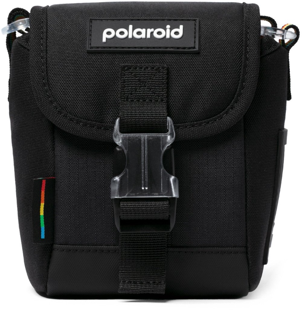 Handy shoulder bag for Polaroid Go camera
Insulated film pocket & external photo holder
Microfib