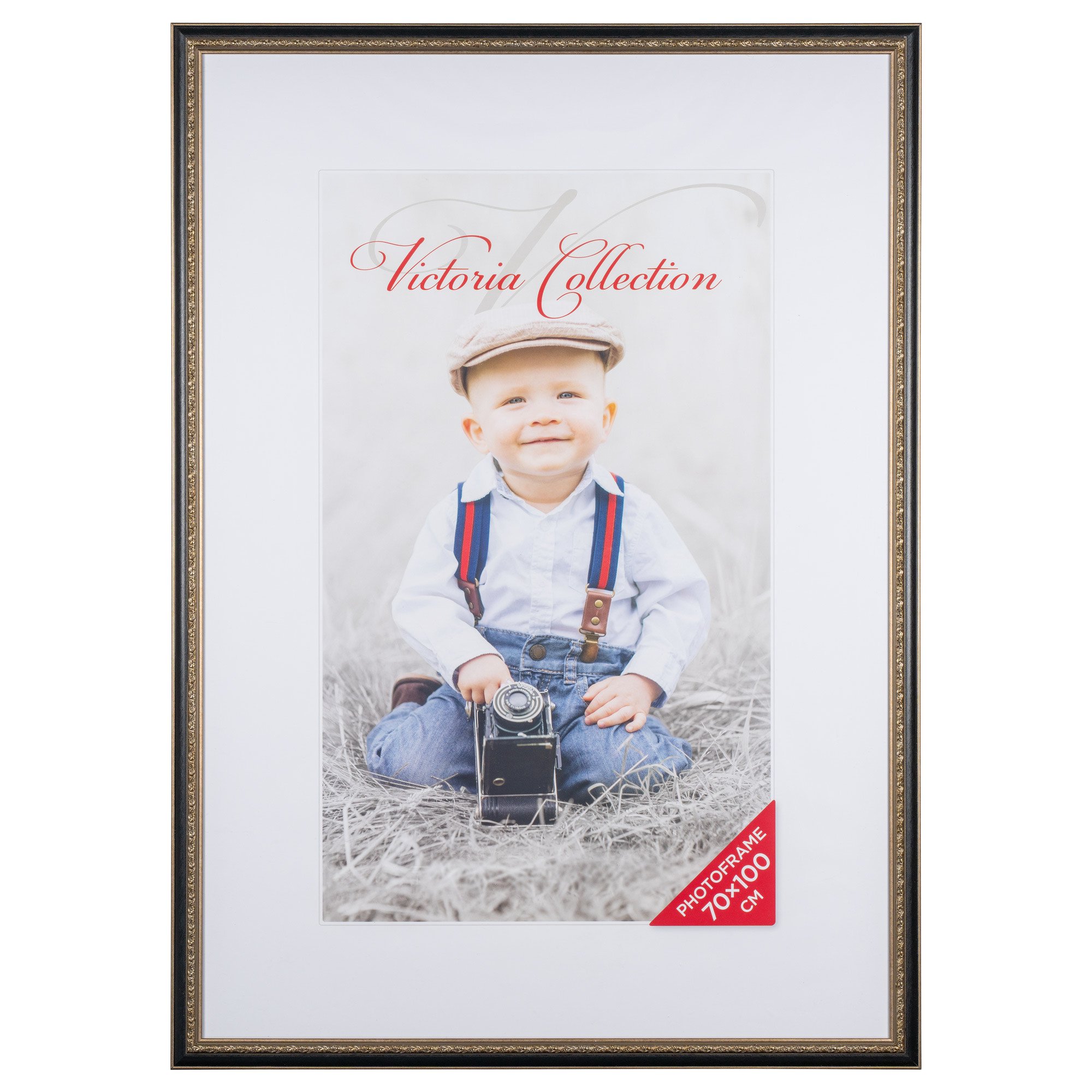High-quality Victoria Collection photo frame
Black,&nbsp;wood imitation plastic frame
Acrylic glass c