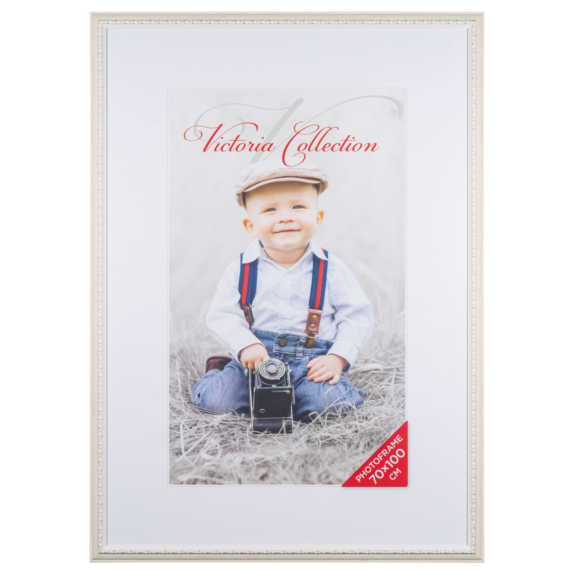 High-quality Victoria Collection photo frame
White, imitation wood plastic frame
Acrylic glass c