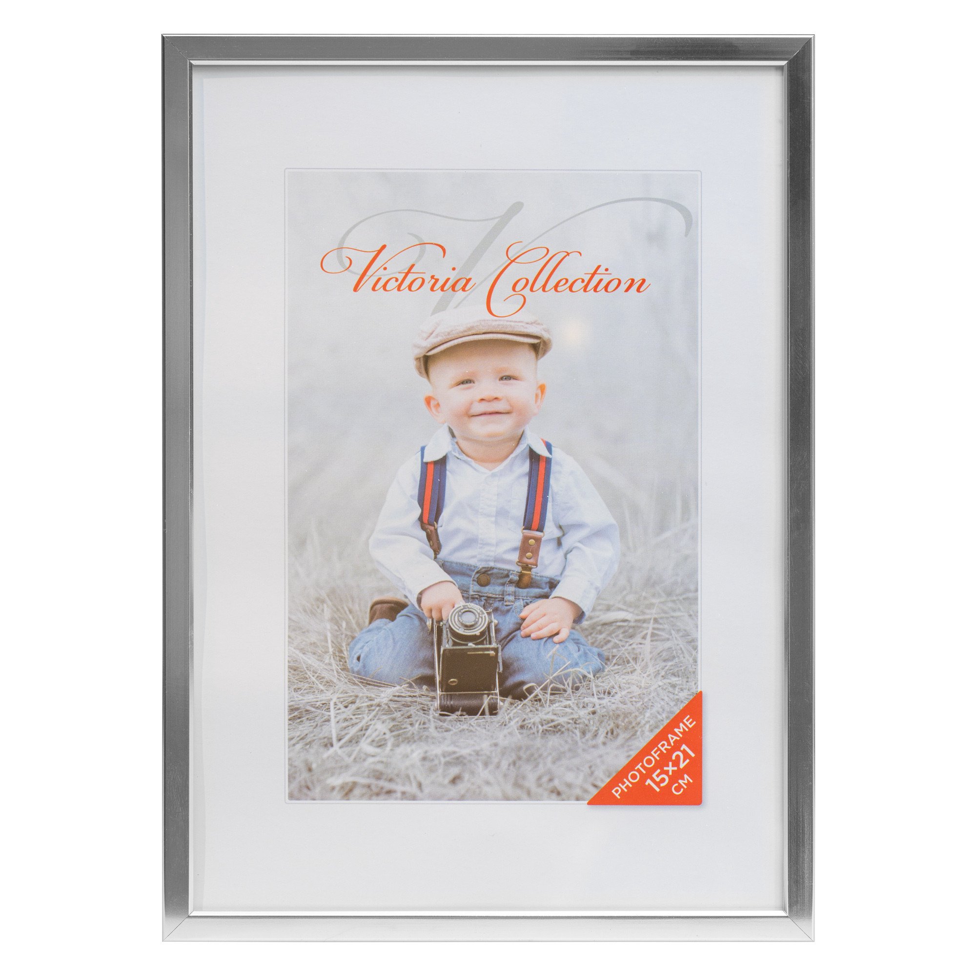 Minimalist Victoria Collection photo frame
Silver aluminium frame
Horizontal & vertical kickstan