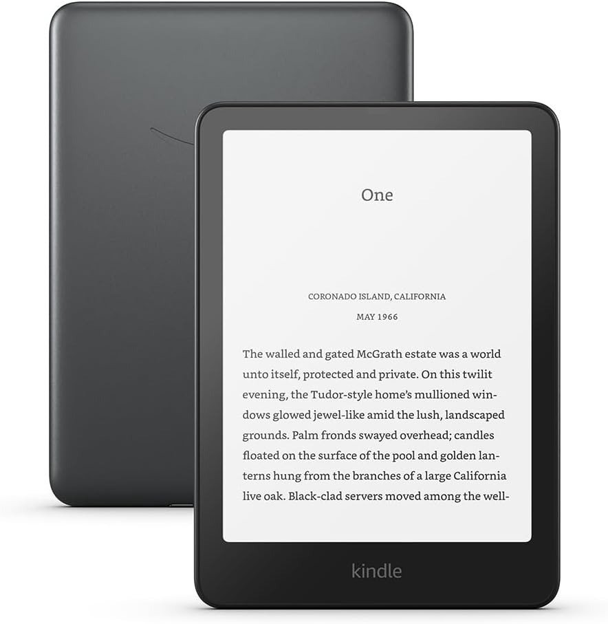 E-skaityklė Amazon Kindle Paperwhite 2024 12th Gen Signature Edition 32GB,metallic black