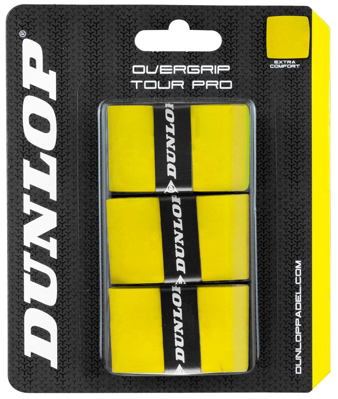 Padel raketės virš. apvija TOUR PRO 3vnt. yellow