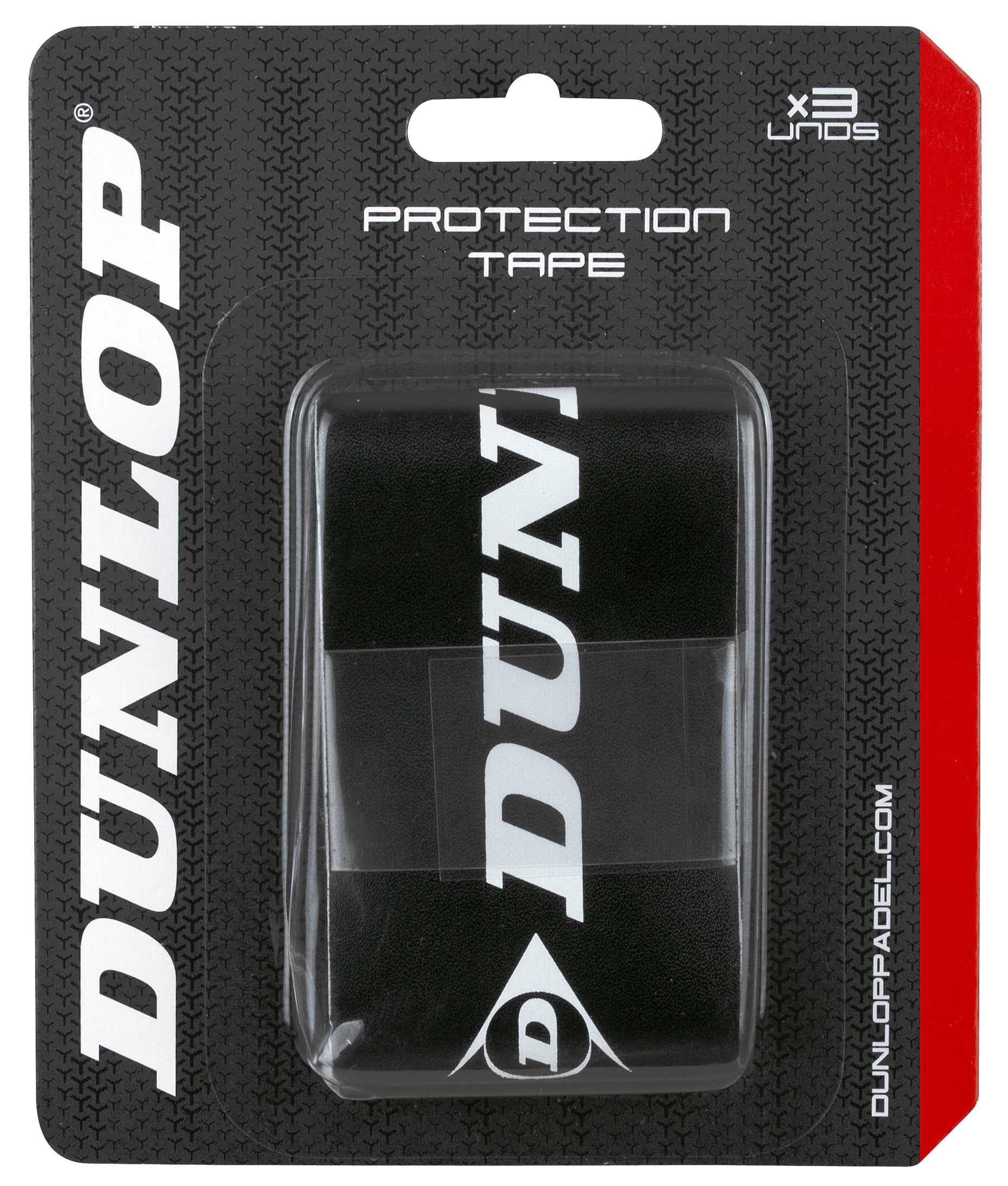 Padelio raketės apsauginė juosta black/white 3vnt