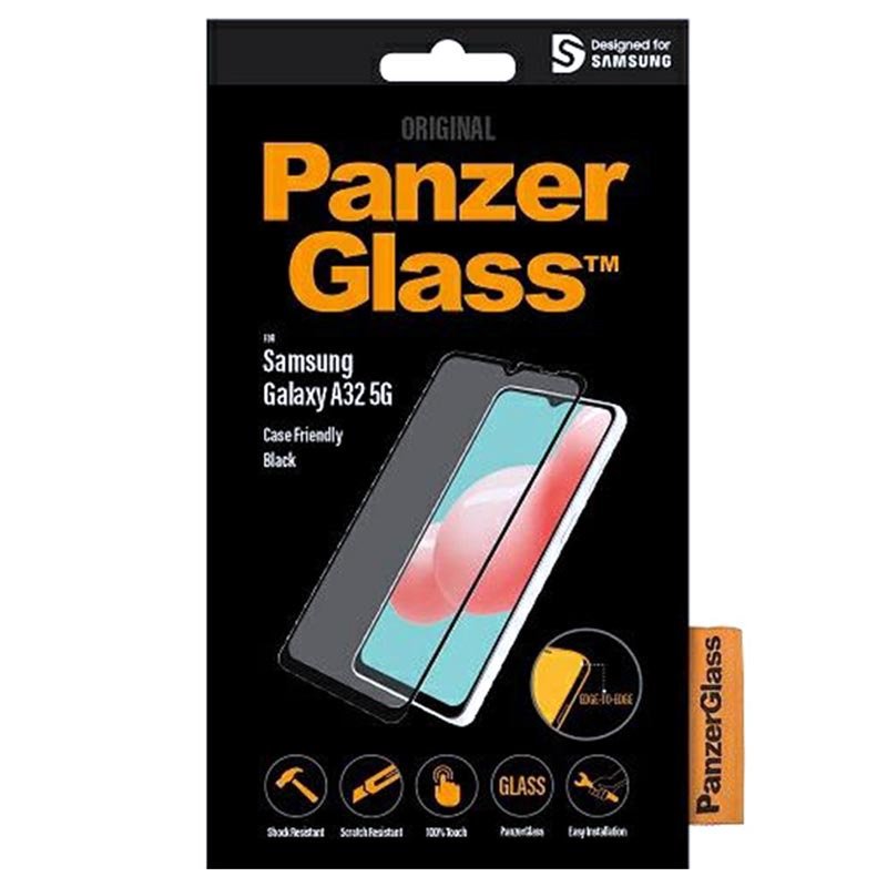 Ekrano apsauga PanzerGlass  Case Friendly Screen Protector  7252  Samsung  Galaxy A32 5G  Black