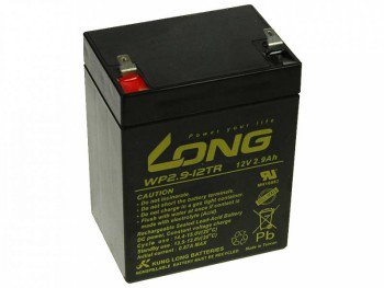 Baterija LONG 12V 2,9AH LEAD-ACID F1 (WP2,9-12TR)