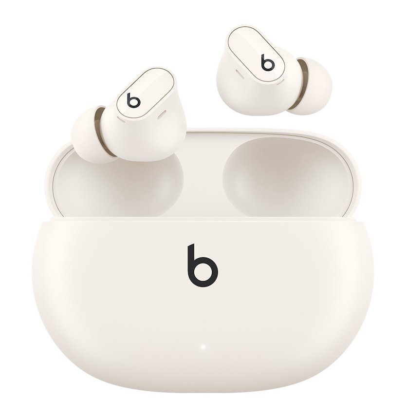 Ausinės BEATS Studio Buds +, triukšmą slopinančios, belaidės, Ivory