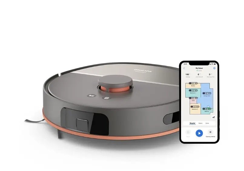 Philips HomeRun 5000 Series Aqua Vacuum and Mop Robot XU5000/10