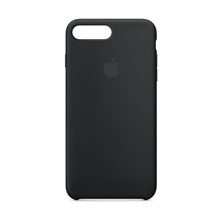 Dėkliukas APPLE iPhone 8 Plus / 7 Plus,nugarėlė, silikoninis, juodas