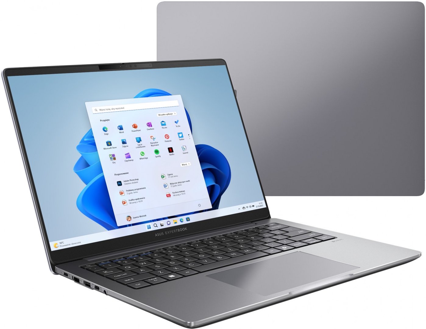 Nešiojamas kompiuteris ASUS Expertbook PM3406CKA-NZ0141W Ryzen AI 7 350/16/512GB SSD/W11H