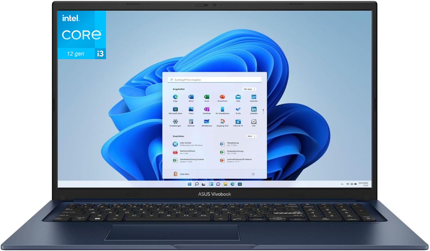 Nešiojamas kompiuteris ASUS Vivobook 17 i3-1215U/16/512GB SSD/W11