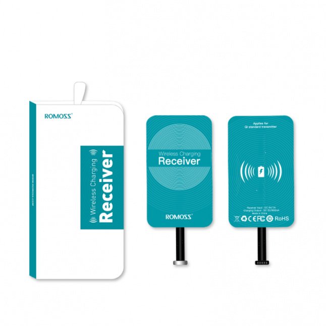 Belaidžio įkroviklio adapteris ROMOSS QI RM01-301-01, skirtas Android