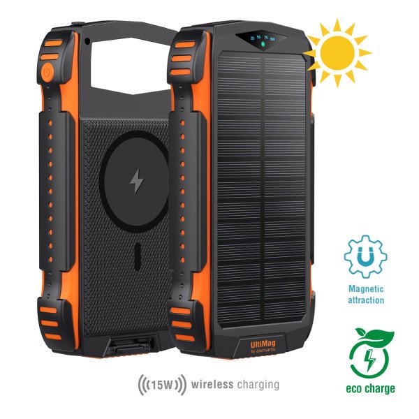Išorinė baterija Solar Rugged TitanPack UltiMag 20000mAh black