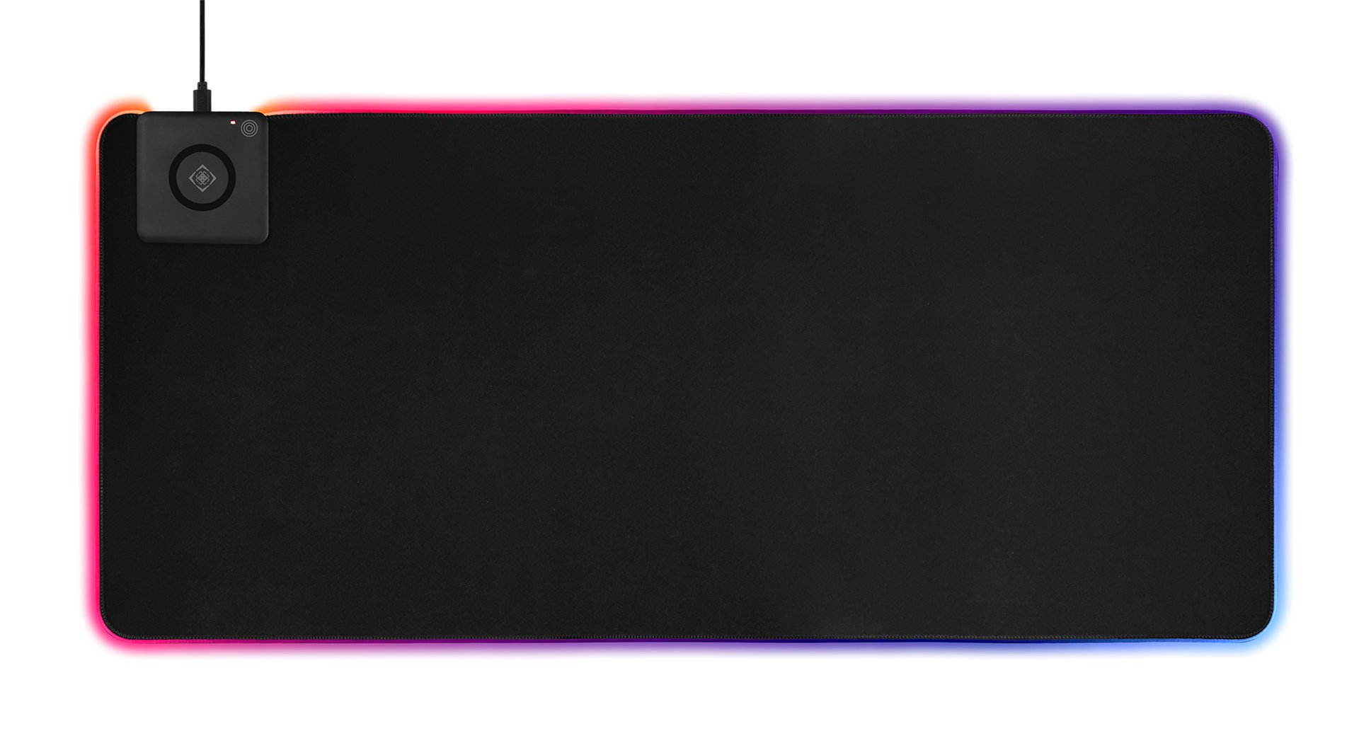 Pelės kilimėlis DELTACO GAMING GAM-092, RBG, juodas