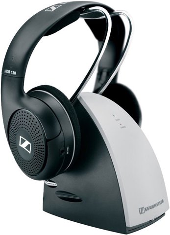 Ausinės SENNHEISER RS120-8 II ant ausų, wireless, juodos