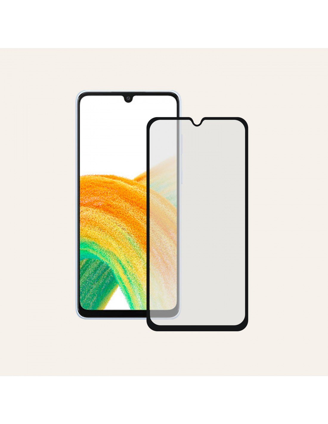 Samsung Galaxy A34 5G 2.5D Screen Glass By Ksix Black