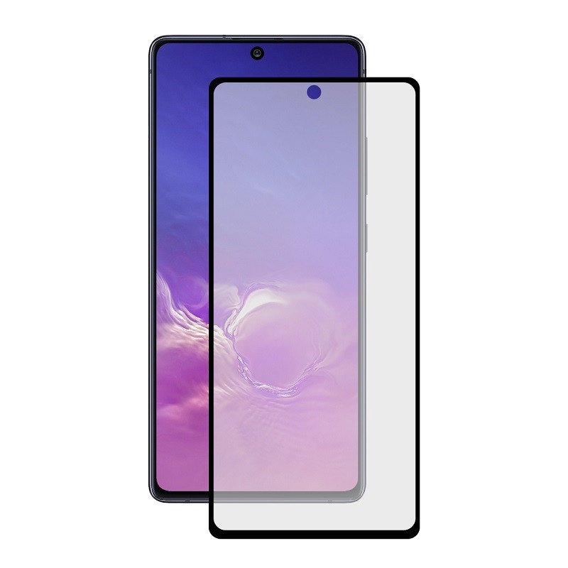 Apsauginė ekrano plėvelė KSIX Samsung Galaxy A91/S10 Lite 2.5D,Juodas