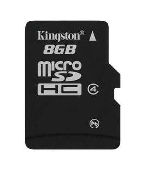 Atm.kort. KINGSTON 8GB MICROSD HC SINGLE PACK