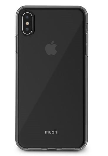 Dėkliukas MOSHI Vitros iPhone XS Max, nugarėlė, Jet Silver, skaidrus-sidabrinis