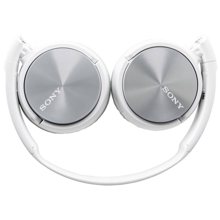 Ausinės SONY MDR-ZX310W ant ausų, baltos