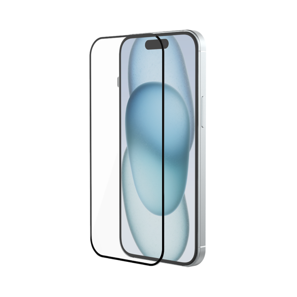 Just Mobile Xkin 3D Tempered Glass for iPhone 15 Plus