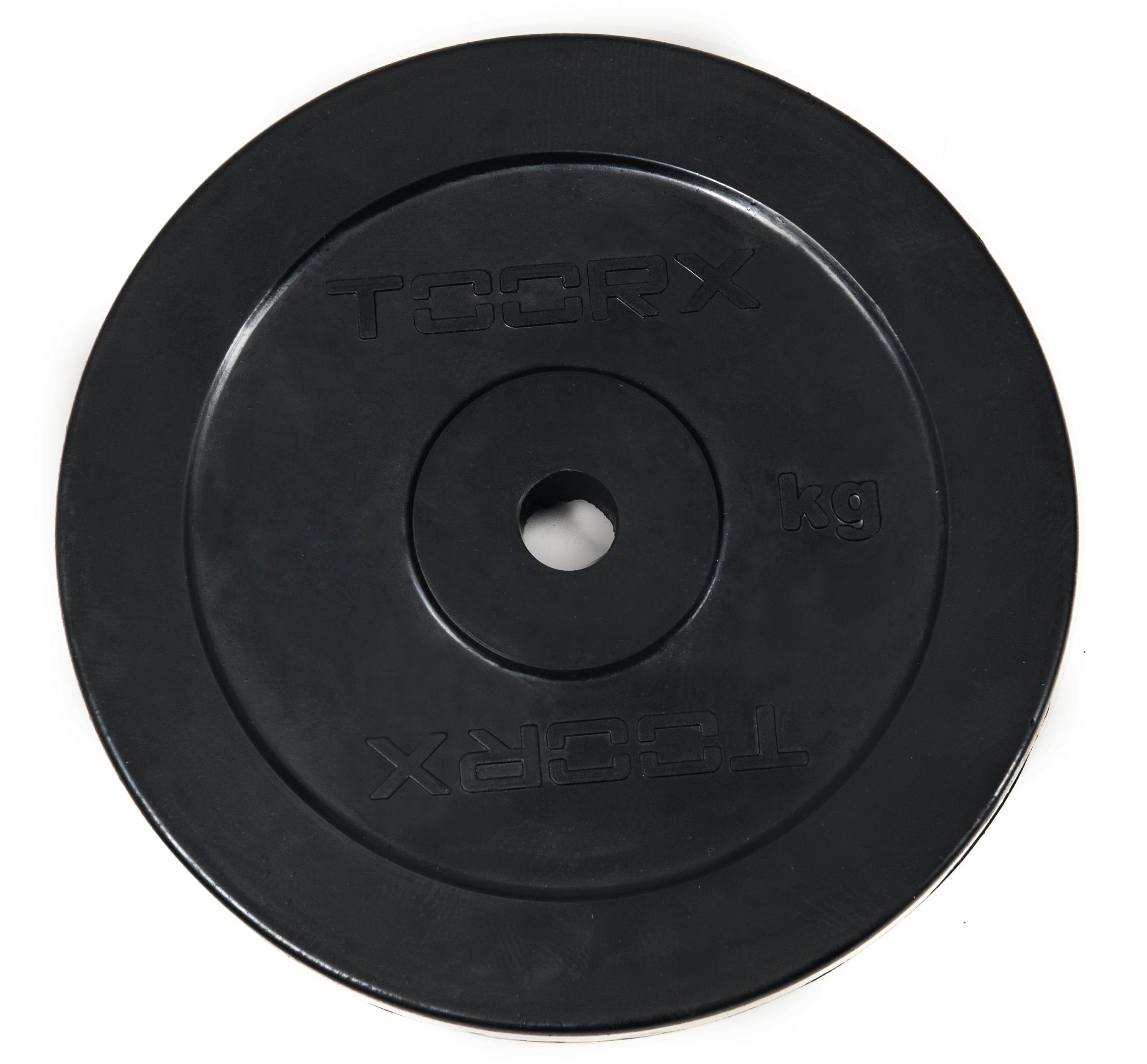 Svoriai štangai TOORX DGG-1 D25mm 1kg gumuoti