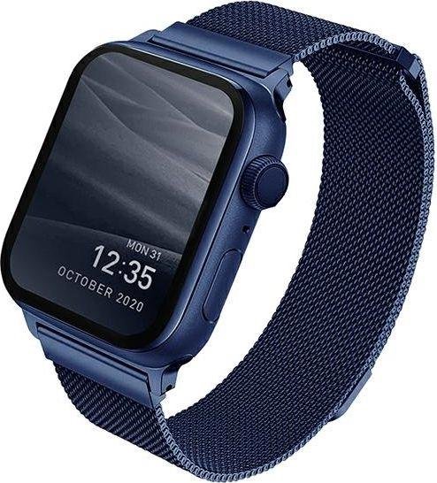 Dirželis Uniq Dante, Apple 38/40/41mm, tamsiai mėlynas