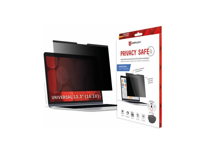 Universal Privacy Safe Glass 13,3", 16:10 By Displex