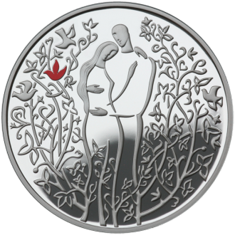Medalis Meilei, 37mm, Ag925, 23,3 g., k.