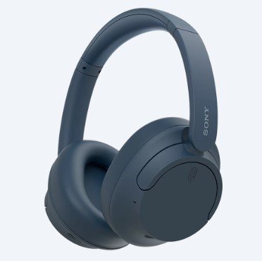 Ausinės SONY WHCH720NL.CE7 ant ausų, belaidės, triukšmą slopinančios, mėlynos