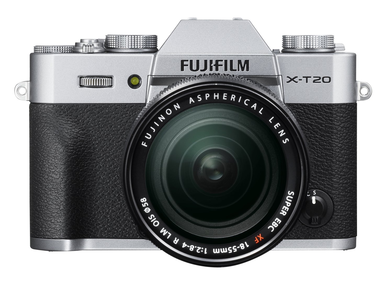 Fotoaparatas FUJIFILM X-T20 su 18-55mm objektyvu, sidabrinis