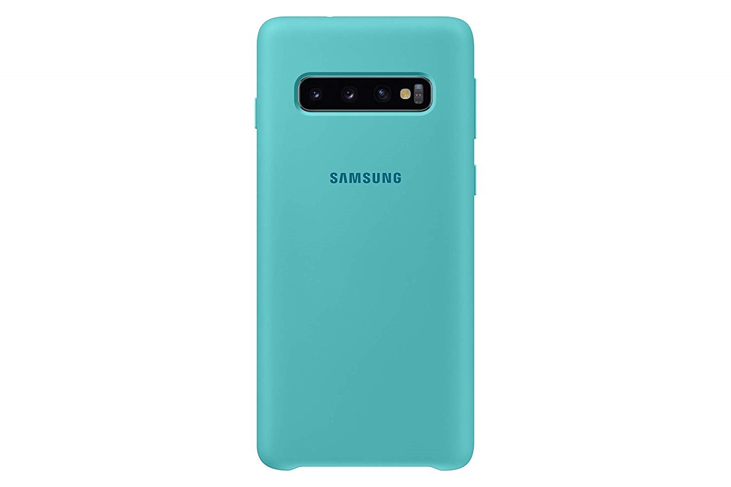 Dėkliukas SAMSUNG Galaxy S10, nugarėlė, silikoninė, žalia