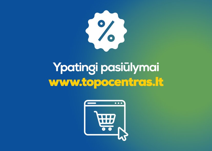 Ypatingi pasiūlymai Topocentras.lt