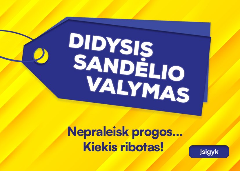 Didysis sandėlio valymas