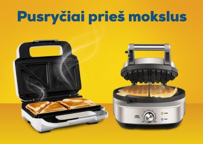 Pusryčiams prieš mokslus
