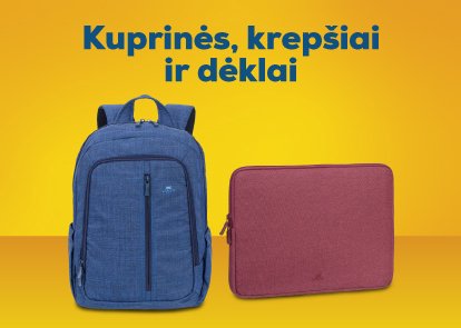 Kuprinės, krepšiai, dėklai