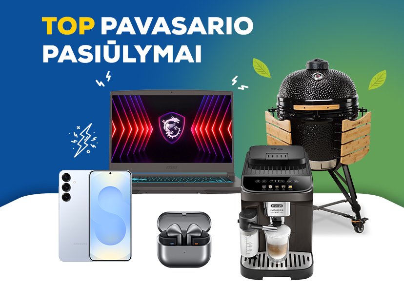 TOP pavasario pasiūlymai!