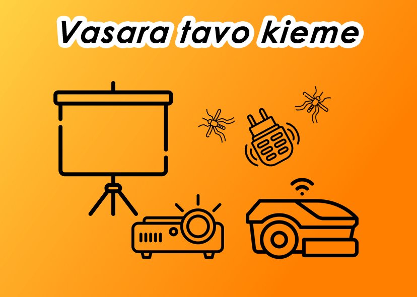 Vasara tavo kieme