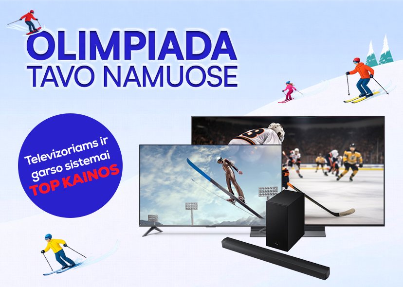 Olimpiada tavo namuose!