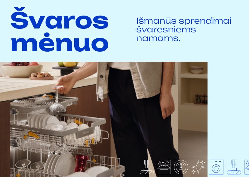 Švaros mėnuo! Išmanūs sprendimai švaresniems namams