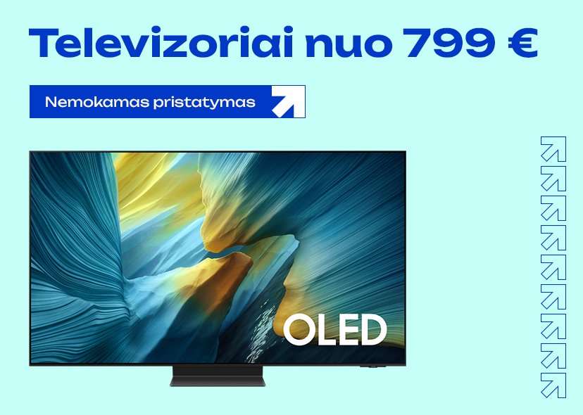 Atsinaujink! Televizoriai nuo 799 €
