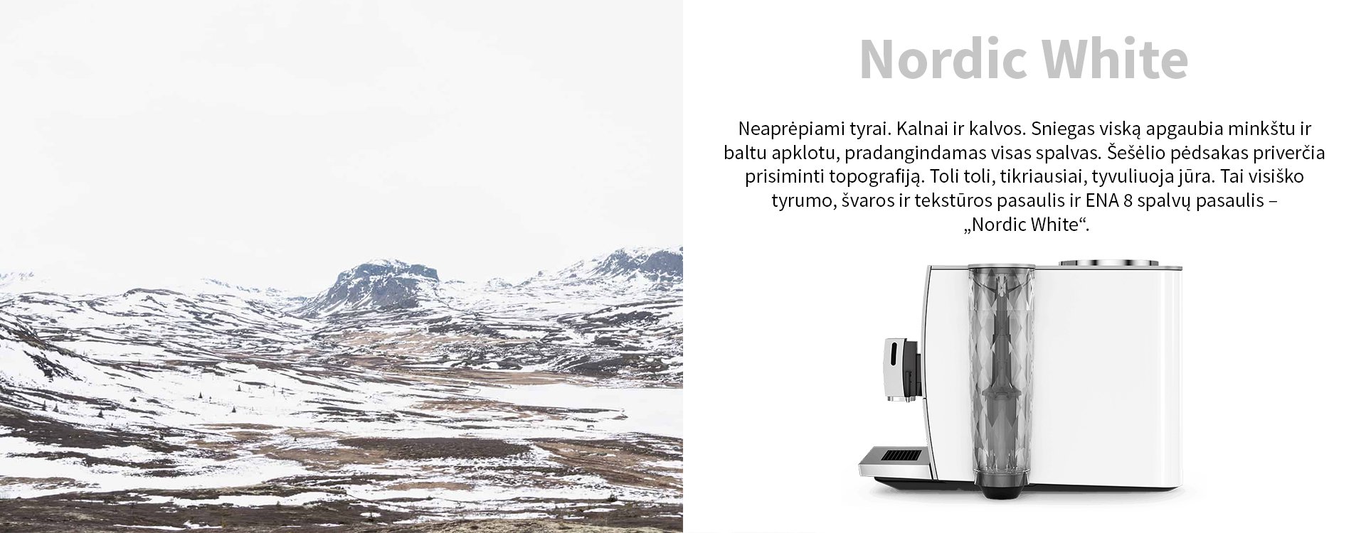 JURA ENA 8 Nordic White