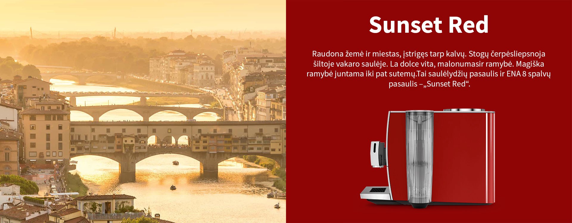 JURA ENA 8 Sunset Red