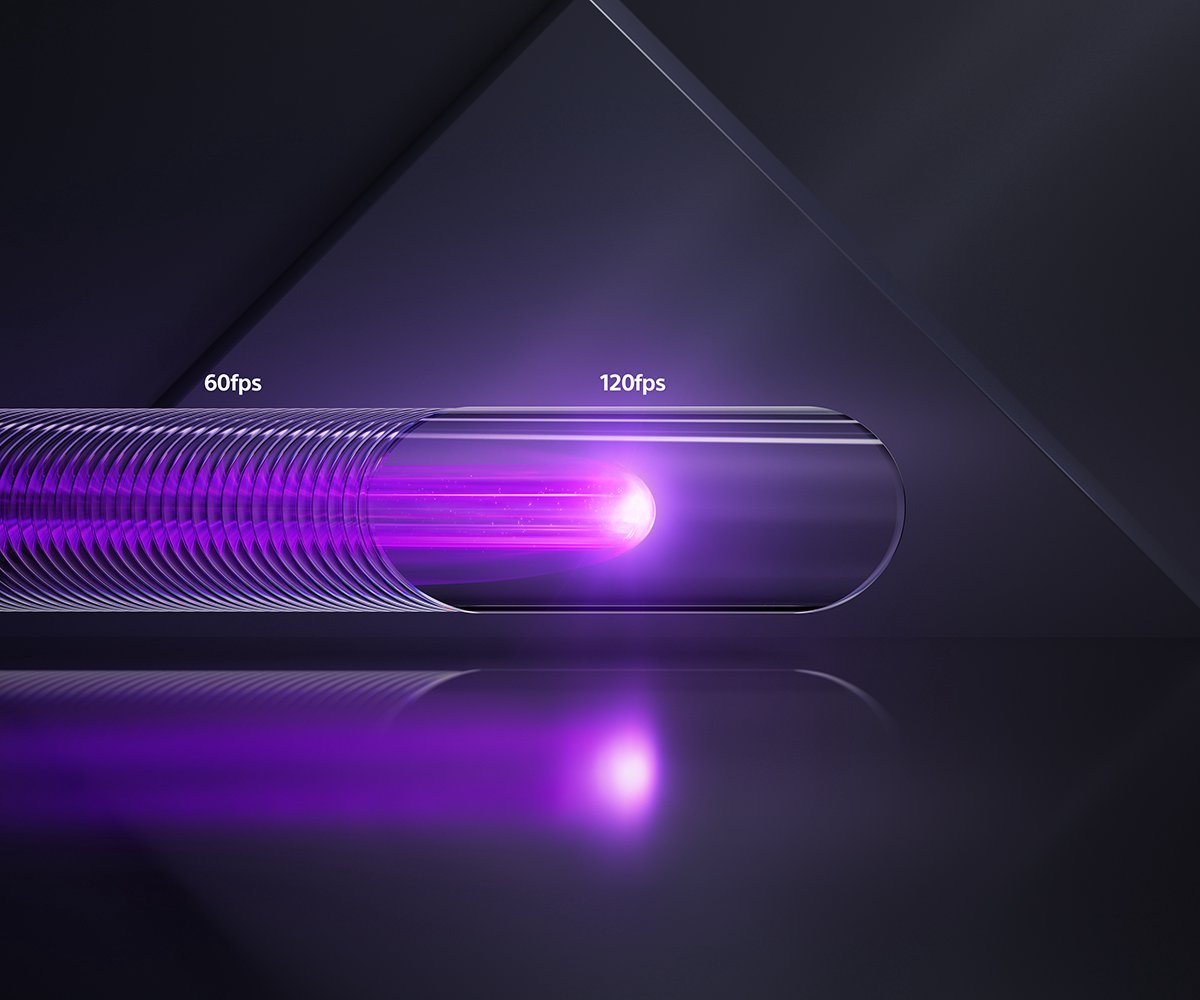 Žaiskite 60 arba iki 120 kadrų per sekundę spartoje