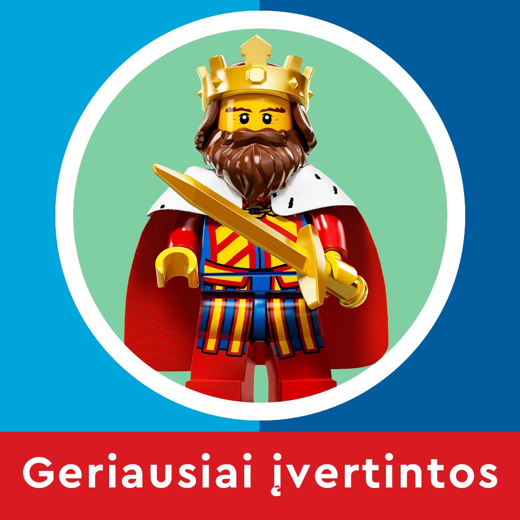 Lego geriausiai ivertinti