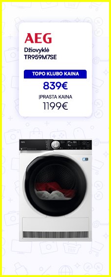 AEG Stambiai buitinei technikai TOP kainos + nemokamas pristatymas