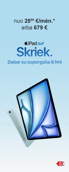  Prekių filtras iPad Air (M4)