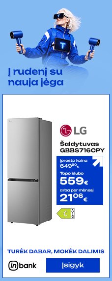 Šaldytuvas LG GBBS716CPY