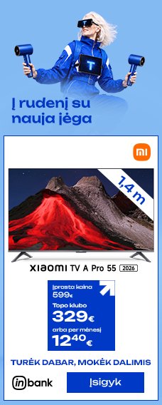 Televizorius XIAOMI QLED TV A Pro 2026 55"
