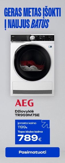 Džiovyklė AEG TR959M7SE